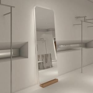 Miroir sur pied LED pleine longueur pour décoration intérieure minimaliste, grand miroir multifonctionnel en verre pour usage décoratif - Product Image 4