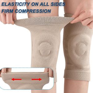 Cómodas <span class=keywords><strong>rodilleras</strong></span> de compresión de silicona unisex elásticas para deporte - Product Image 4