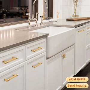 Poignée de meuble moderne en aluminium noir moleté réglable, style industriel, pour chambre, villa, cuisine, <span class=keywords><strong>armoire</strong></span>, tiroir - Product Image 2