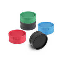 Moulin à herbes sèches biodégradable en plastique, 55 mm, 2 pièces, écologique, pour tabac à rouler, avec logo personnalisé, vente en gros, pas cher