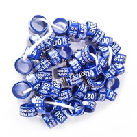Électronique 6mm RFID Pigeon Race Bird Ring 10x Chip Identification Anneaux pour Animaux de Compagnie