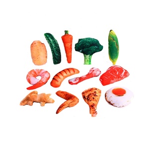 Nuevo estilo simulación frutas verduras producto para mascotas perro mascota interactivo juguetes para masticar chirriantes - Product Image 1