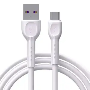 Kabel data pengisi daya usb mikro pvc murah, kabel data pengisian daya usb mikro ke usb 1m