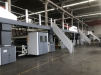 Línea de Producción de Cartón Corrugado Totalmente Automática de 3/5/7 Capas, Máquina para Fabricar Cajas con Motor PLC
