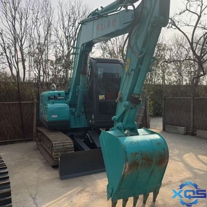 รถขุดอเนกประสงค์ Kobelco SK75 รุ่นปี 2022 มือสอง รถขุดขนาดเล็ก เครื่องยนต์ Isuzu พร้อมมอเตอร์ปั๊ม ขายในลานจัดงานจากจีน - Product Image 1