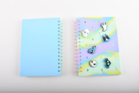 Carnet à spirales A5 personnalisé DIY en silicone avec breloques