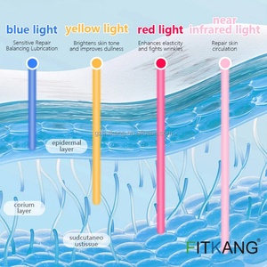 หน้ากากบำบัดผิวหน้าแบบซิลิโคน LED ระบายความร้อนด้วยน้ำแข็ง  460 590 630 850 นาโนเมตร  ลดเลือนริ้วรอย กระตุ้นคอลลาเจน ลดอาการบวม - Product Image 5