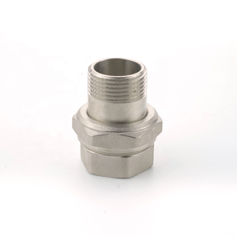 VG Brand 1/2 - 2 inch Brass Straight Union Pipe Fitting with O-ring