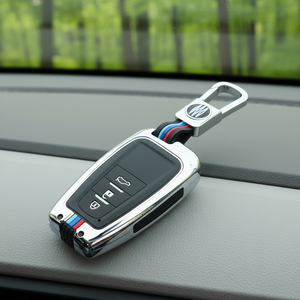 Muestra Gratuita, Estuche para Llaves de Aleación de Zinc para Modelos de Automóviles <span class=keywords><strong>Toyota</strong></span> Prius Camry Corolla Chr Rav4 <span class=keywords><strong>Land</strong></span> <span class=keywords><strong>Cruiser</strong></span> Prado, Protector - Product Image 1