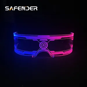 SAFENDER 2077 LED Hi-Tec Light Stylish Safety Glasses for Party and Celebrations Children Gifts