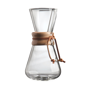Yoshan 400ml 600ml 800ml Grande/Petite Taille à Usage Unique Vente Chaude Classique Anti-Brûlure Chemex Verre à Café avec Poignée en Bois - Product Image 2