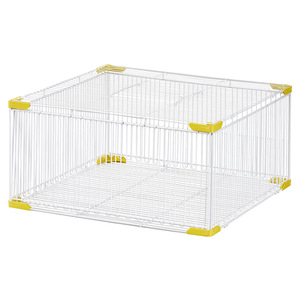 Custom bianco pieghevole gabbia per animali domestici per piccioni e uccelli modello solido in plastica allevamento accessori transfrontalieri per cani - Product Image 1