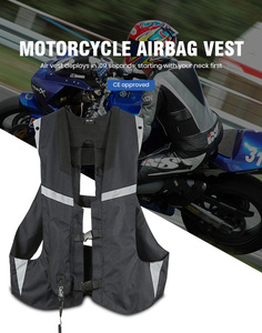 <span class=keywords><strong>Gilet</strong></span> Airbag Professionnel Avancé Respirant et Imperméable Réfléchissant Moto Chaleco pour Adultes Unisexe Équipement de Protection pour la Course - Product Image 2