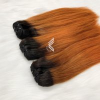 Extensions de cheveux naturels pour dreadlocks, 100% cheveux vierges Remy non traités du Vietnam, trame plate, ondulation soyeuse, 1 pièce