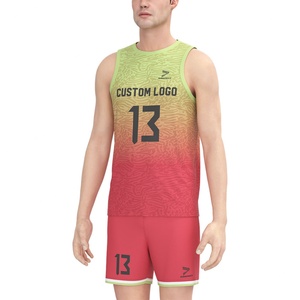 Camiseta Deportiva de Secado Rápido con Estampado por Sublimación en Degradado, Uniforme de Voleibol para Hombre - Product Image 3