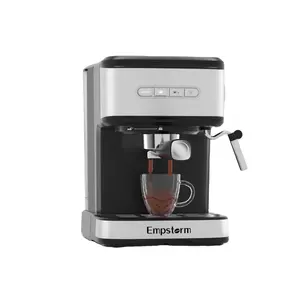 Empstorm Hersteller Lieferant Geräuscharmer 20-Bar-Pumpendruck einfacher Espressomaschinen-Hand-Kaffeemaschine