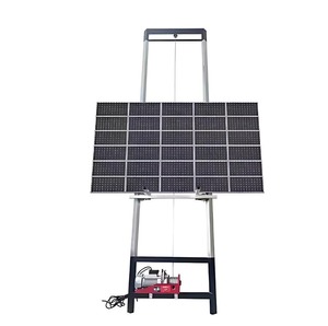 Élévateur électrique à câble métallique pour panneaux solaires, avec tube carré galvanisé, pour levage de panneaux solaires. - Product Image 3