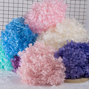 Fleurs d'hortensia Anna blanches pures faites à la main réalistes séchées et conservées fleurs de mariage grand bouquet pour la décoration d'événements en gros - Product Image 5