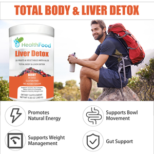 Premium Custom Liver Detox Powder Detox Powder Drink Natural Herbal <b>Supplement</b> Liver Cleanse for Digestive Health Immune Support - Product Image 6