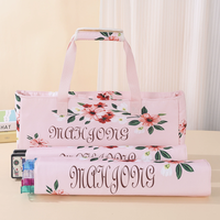 Ensemble complet de jeu de Mahjong américain moderne, 166 tuiles, sac de transport 3-en-1, Mahjong portable de voyage, pions, supports et dés pour le divertissement