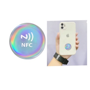 Chất Lượng Cao Tùy Chỉnh In Ấn RFID <span class=keywords><strong>NFC</strong></span> Epoxy Tag Cho Truyền Thông Xã Hội Dính <span class=keywords><strong>Sticker</strong></span> - Product Image 5