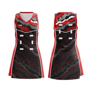 Robe de netball sublimée très vendue, uniforme de netball pour entraînement quotidien, robe de netball pour femmes pour les jours de match - Product Image 5