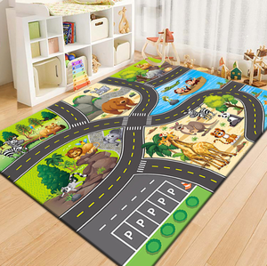 Maßgefertigte Moderne Kinder-Bodenmatten Umweltfreundlicher Rutschfester Lehrreicher Spielteppich für Wohnzimmer und Kinderzimmer - Product Image 6