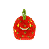 Peluche de dinosaure personnalisée avec logo, couleur et taille sur mesure, adorable dragon en peluche à dos de fraise pour enfants, cadeau, commande en gros