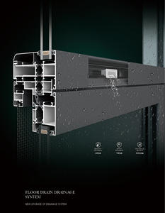 ประตูและ<span class=keywords><strong>หน้าต่าง</strong></span><span class=keywords><strong>บาน</strong></span><span class=keywords><strong>เลื่อน</strong></span>แนวนอนเคลือบสองชั้นป้องกันพายุเฮอริเคนแบบกำหนดเองทันสมัยพร้อมม่านม้วนสำหรับวิลล่าอลูมิเนียมอัลลอย - Product Image 4