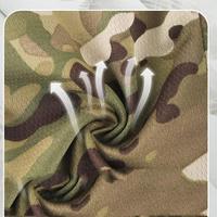 Cagoule Classique Camouflage en Spandex/Polyester, Cache-Cou Intégral Portable, Cache-Tête Tactique Respirant pour la Pêche