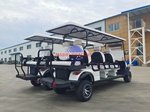 Carrito de Golf Eléctrico de 8 Plazas, Todoterreno, con Neumáticos Gruesos y Gran Distancia al Suelo, para Parques y Caza - Product Image 5