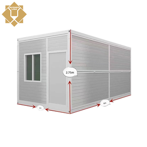 Conteneur pliable ergonomique de 20 pieds au design <span class=keywords><strong>origami</strong></span>, tissu respirant, style contemporain, découpes pour une prise <span class=keywords><strong>en</strong></span> main facile, action de pliage fluide - Product Image 1