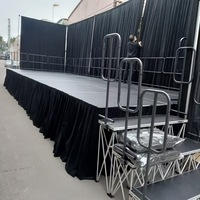 Structure de scène carrée en aluminium pour événements et concerts, avec garantie commerciale, pour grands événements