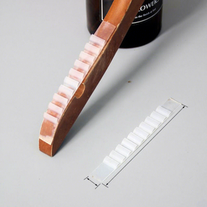 Gantungan baju anti Slip, 100 buah pegangan gantungan pakaian anti selip perekat untuk kayu plastik gantungan lemari untuk penggunaan rumah toko - Product Image 1