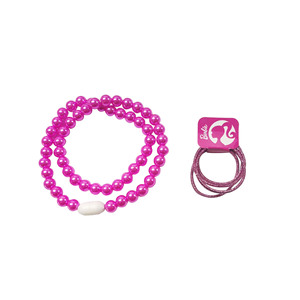 Dessin animé créatif petits bijoux accessoires collier de perles en plastique perlé - Product Image 1