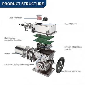 Attuatore Elettrico Intelligente Multiturno 1200Nm con Diagnosi Guasti NEMA <span class=keywords><strong>4</strong></span> per Controllo Valvole Industriali - Product Image 4