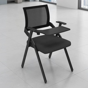 <span class=keywords><strong>Chaise</strong></span> de formation pliable avec tablette d'écriture, <span class=keywords><strong>chaise</strong></span> de <span class=keywords><strong>bureau</strong></span> et de conférence confortable et portable, mobilier de conférence - Product Image 2