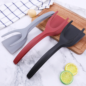 Nouvel Outil 2-en-1 : Spatule-Pince à Retourner en Nylon Antiadhésif pour Crêpes, Poisson, Toasts Français et Omelettes - Product Image 2