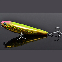 Leurre dur flottant de 9,5 cm et 9 g pour la pêche en eau profonde, action réaliste de type wobbler/crankbait, idéal pour les lances longues distances