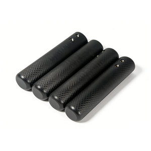 Manette de réglage manuel sur mesure en acier au carbone, usinée CNC au Vietnam, avec moletage et finition noircie, pour liaison d'axe d'équipement de fitness - Product Image 1