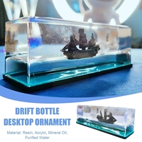 Bateau pirate insubmersible dans une bouteille bateau de croisière modèle jouet liquide bateau décoration de bureau