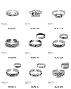 <span class=keywords><strong>Tai</strong></span> Style Twist Black Open 925 Sterling Bijoux en argent oxydé Bagues pour hommes Vintage - Product Image 3