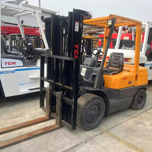 Mini chariot élévateur diesel d'occasion bon marché TCM FD30 Capacité de 3 tonnes Moteur de pompe moteur importé du Japon en bon état à vendre Stock de Shanghai - Product Image 1