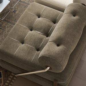 Zayshine Nordisch Modernes Samt Wohnzimmer-<span class=keywords><strong>Sofa</strong></span>-Set 2-Sitzer Modular Frei Kombinierbar Vakuumkomprimiertes Schlafsofa für Villa und Wohnung - Product Image 6