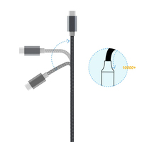 Fournisseurs Chargeur tressé aluminium nylon V8 Type C Tipo Data Charge rapide Micro Usb Câble pour téléphone Galaxy S Android Tablettes