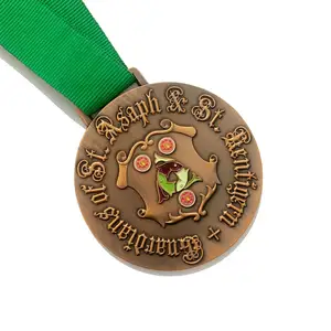 Fabrikant Custom Navy Militaire Souvenir Goud Zilver Koper Brons Enamel Medailles