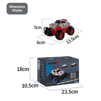 Voiture RC tout-terrain Y13 FlytecRC 2,4 GHz, double moteur puissant avec éclairage LED brillant, jouets