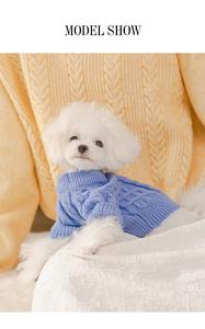 Factory Wholesale Cute Solid <b>Dog</b> Winter <b>Warm</b> Pullover Sweater Jumper Eco-Friendly <b>Dog</b> Clothing - Product Image 6