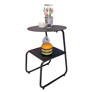 Dopamine Coffee <b>Table</b> Red Yellow Blue Two Tier Storage <b>Side</b> <b>Table</b> For Living Room Bedroom <b>Sofa</b> <b>Side</b> Use - Product Image 5