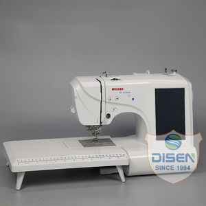 Máquina de Coser y Bordar Doméstica Automática Pequeña Más Vendida, de Una Cabeza, Computarizada, con Patrones, de Cama Plana, de Plástico y Metal, con Motor - Product Image 6